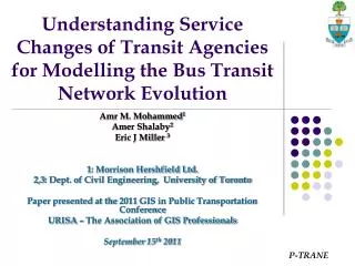 Understanding Service Changes of Transit Agencies for Modelling the Bus Transit Network Evolution