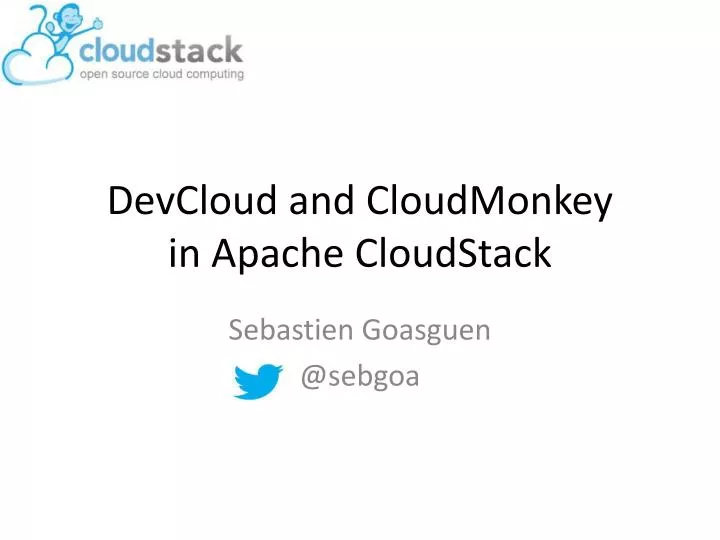 devcloud and cloudmonkey in apache cloudstack