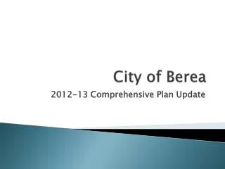 City of Berea