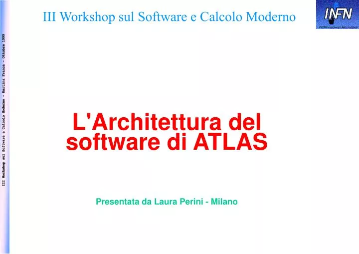 iii workshop sul software e calcolo moderno