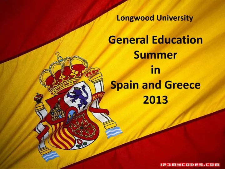 general education summer in spain and greece 2013