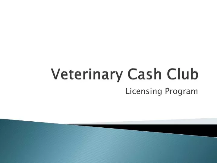 veterinary cash club