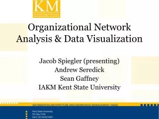 Organizational Network Analysis &amp; Data Visualization