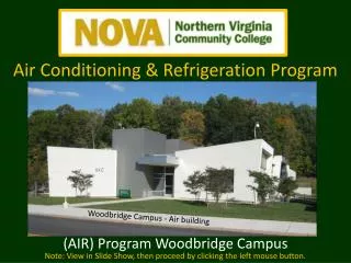 Air Conditioning &amp; Refrigeration Program