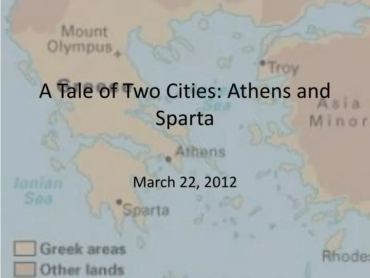 a tale of two cities athens and sparta