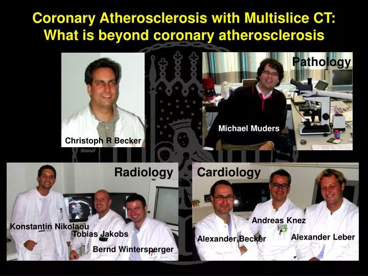 coronary atherosclerosis with multislice ct what is beyond coronary atherosclerosis