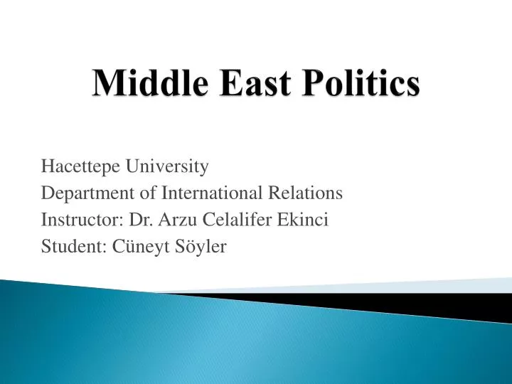 middle east politics