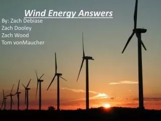 Wind Energy Answers