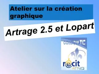 atelier sur la cr ation graphique