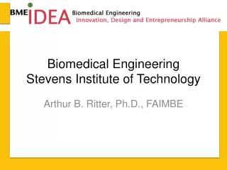 Biomedical Engineering Stevens Institute of Technology