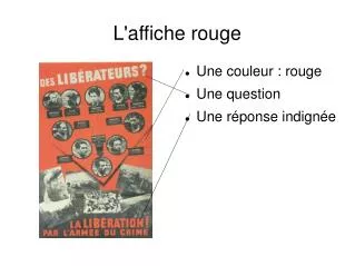 l affiche rouge