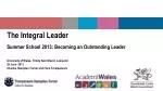 The Integral Leader - slide 1