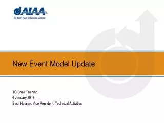 New Event Model Update