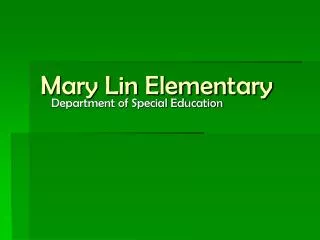 Mary Lin Elementary