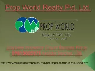 Jaypee Imperial Resale Price 09810000375 Noida Sector 128