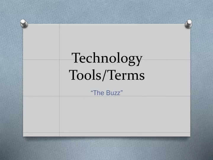 technology tools terms