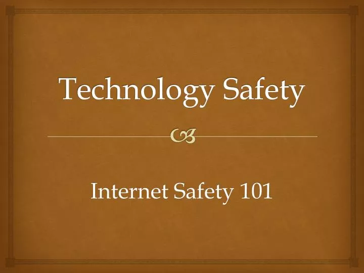 technology safety