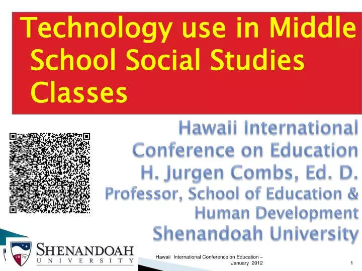 technology use in middle school social studies classes