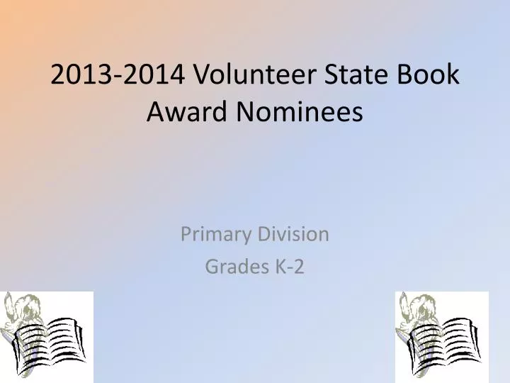 2013 2014 volunteer state book award nominees