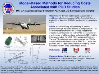 Model-Based Methods for Reducing Costs Associated with POD Studies