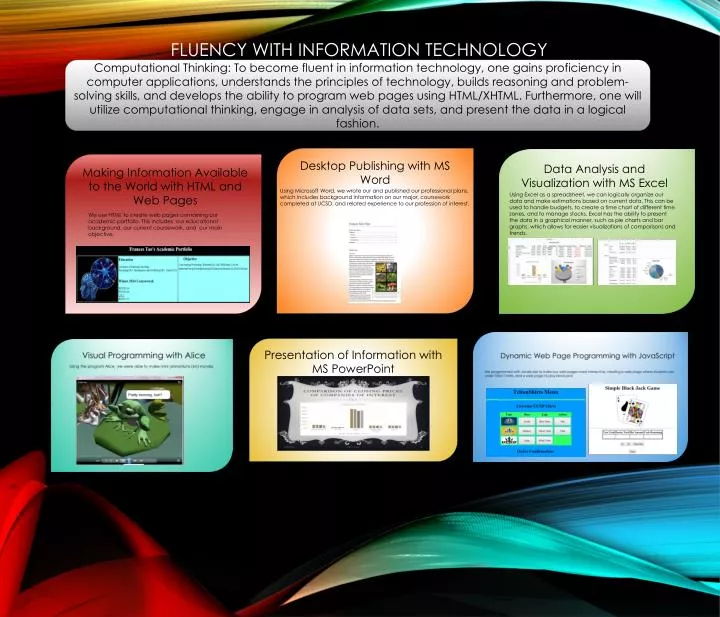 fluency with information technology