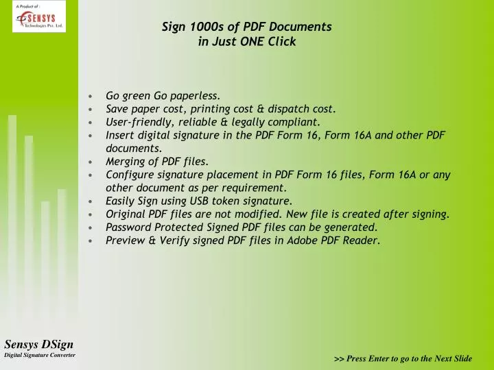 sign 1000s of pdf documents in just one click