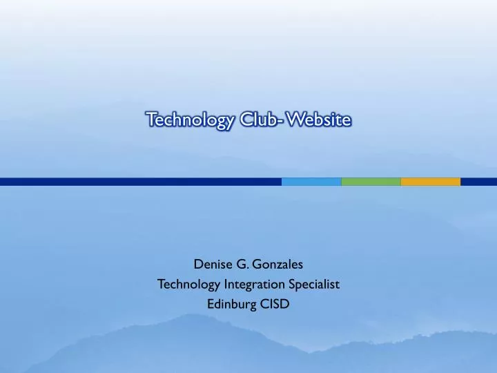 technology club website