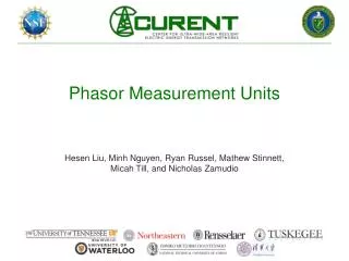 Phasor Measurement Units