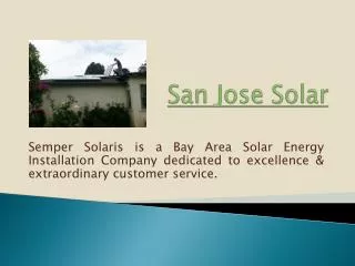 Solar San Jose CA