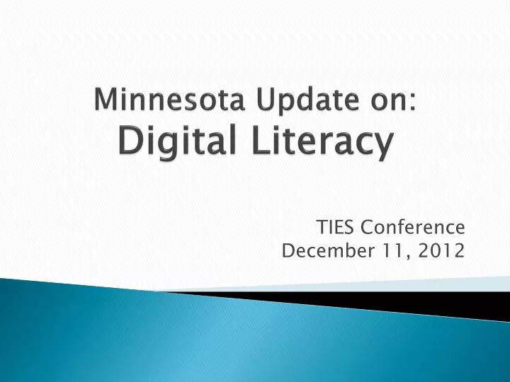 minnesota update on digital literacy