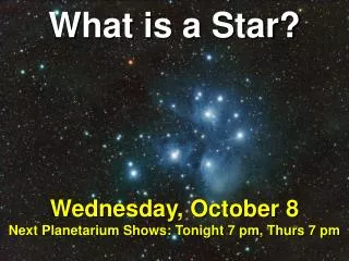 What is a Star?