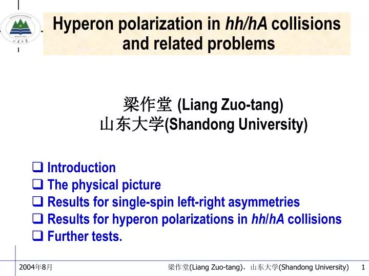 hyperon polarization in hh ha collisions and related problems