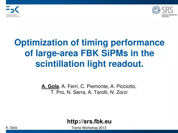 optimization of timing performance of large area fbk sipms in the scintillation light readout