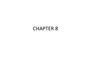 CHAPTER 8