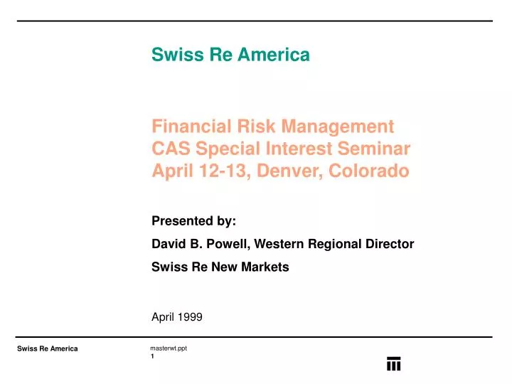 swiss re america