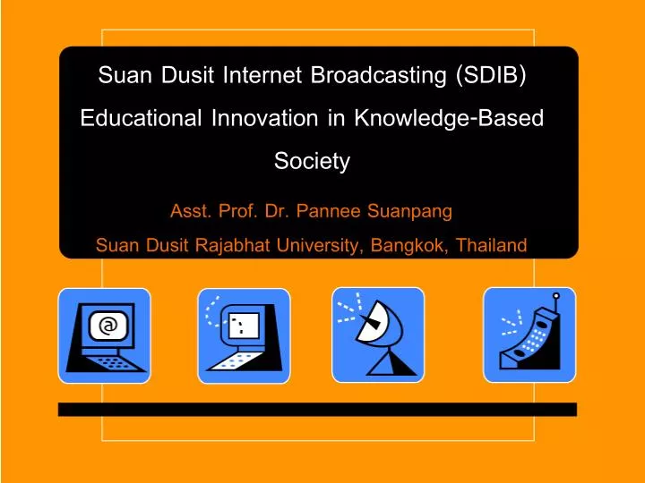 suan dusit internet broadcasting sdib educational innovation in knowledge based society