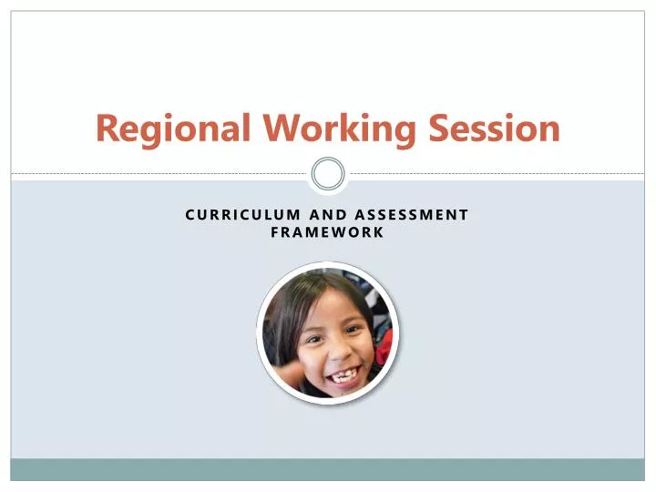 regional working session