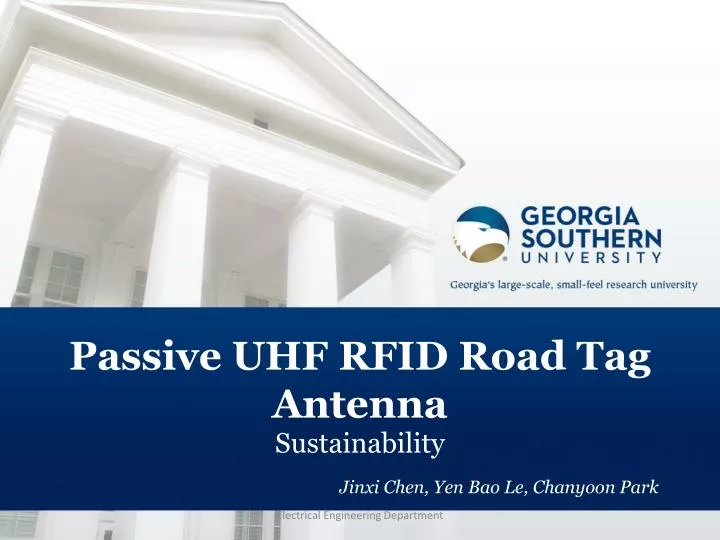 passive uhf rfid road tag antenna
