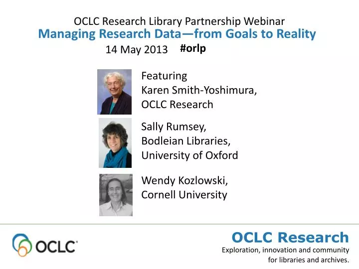 managing research data from goals to reality