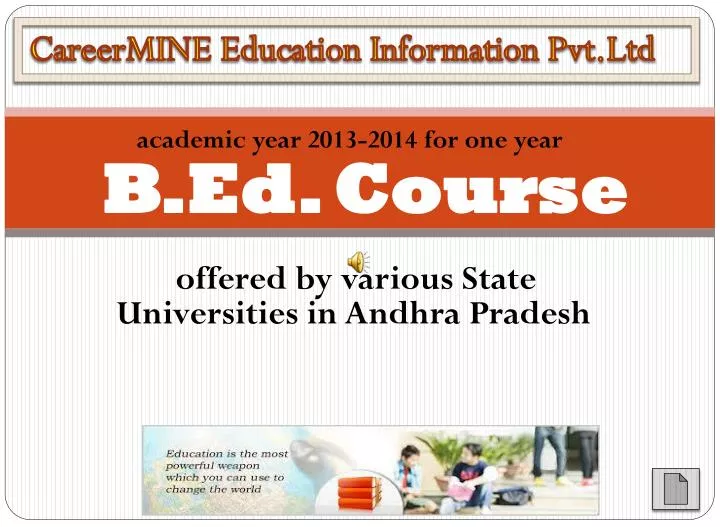 b ed course