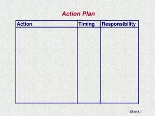 action plan