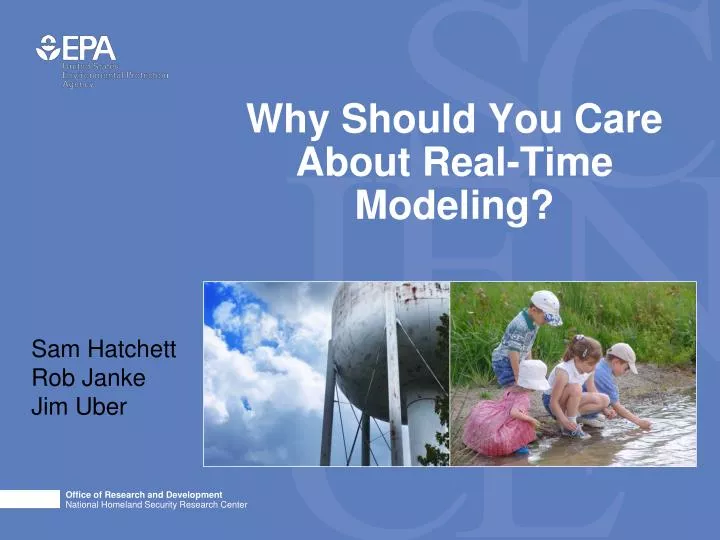 why should you care about real time modeling
