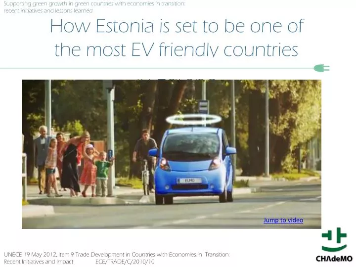 how estonia is set to be one of the most ev friendly countries in europe