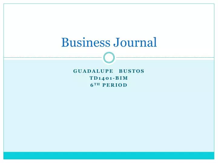 business journal