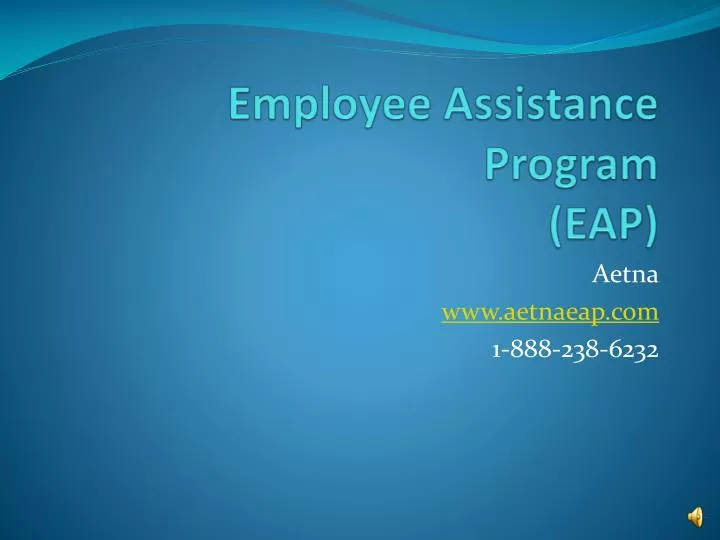employee assistance program eap