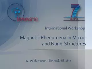Magnetic Phenomena in Micro- and Nano -Structures