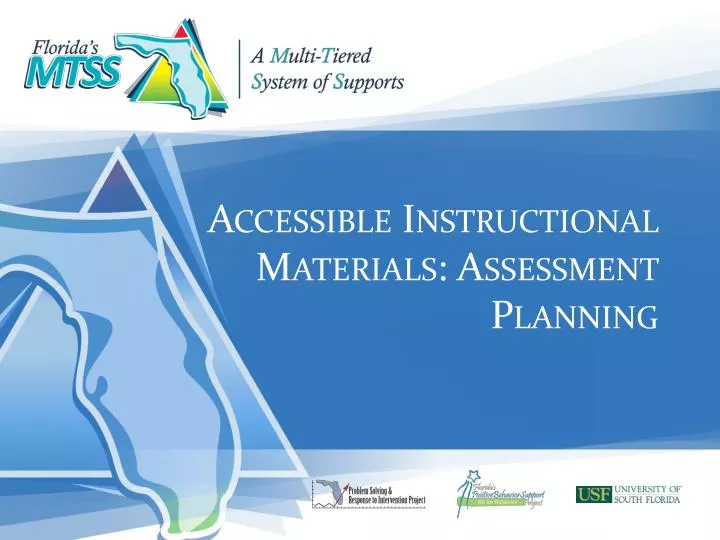 accessible instructional materials assessment planning