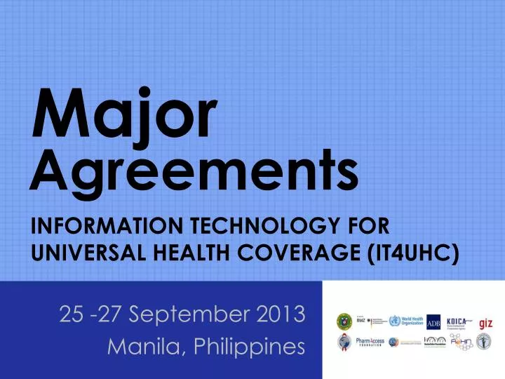 information technology for universal health coverage it4uhc