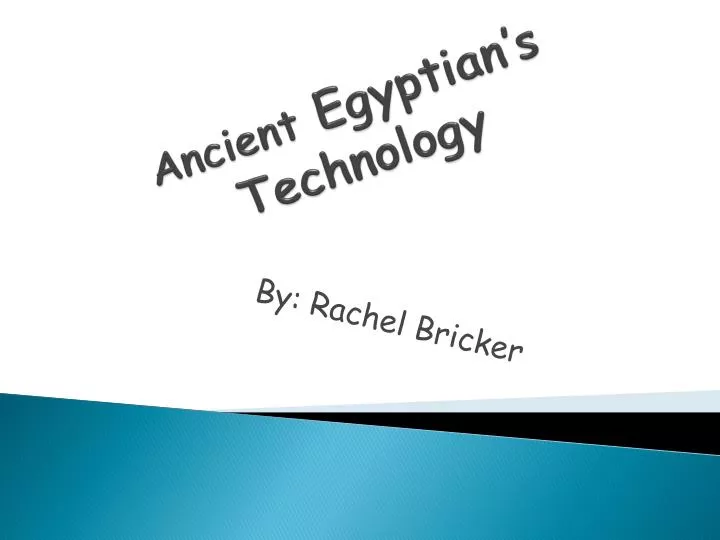 ancient egyptian s technology