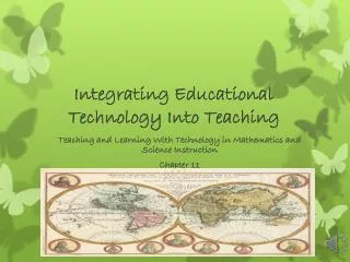 Integrating Educational Technology Into Teaching